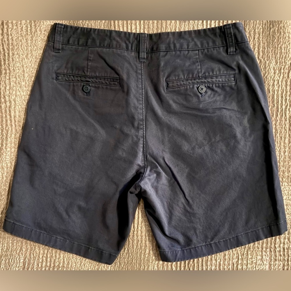 Bonobos Stretch Washed Chino Shorts Navy 31 x 7” Inseam | Classic Summer Staple - Picture 2 of 8
